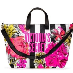 VS Bombshell Wildflower weekender tote bag